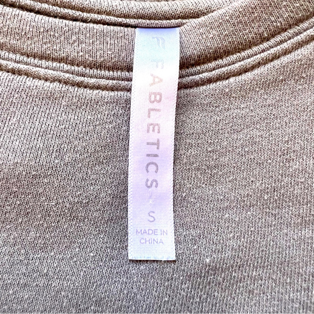 Fabletics Loose Fit Cropped Sweatshirt in Gray size Small - Picture 2 of 14